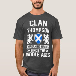 Clan THOMPSON Schottische Familienmütter T-Shirt
