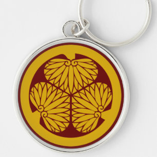 Clan Tokugawa Wappen (Kamon) Schlüsselanhänger