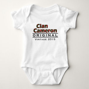 Clan Vintager Cameron fertigen Ihr Birthyear Baby Strampler