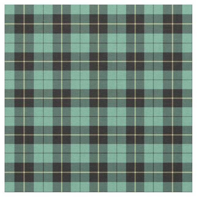 Clan Wallace Ancient Jagd Tartan Stoff (Nahaufnahme)