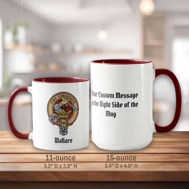 Clan Wallace Crest Mug (Créateur téléchargé)