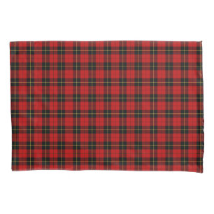 Clan Wallace rotes und schwarzes schottisches Kissenbezug