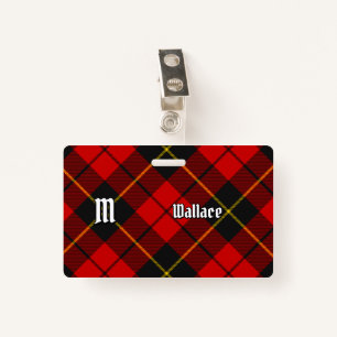 Clan Wallace Tartan Badge