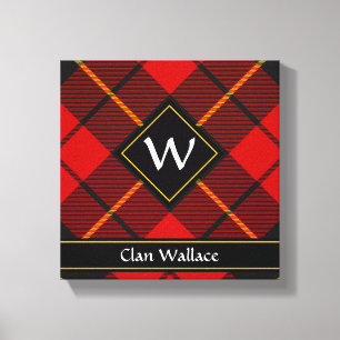 Clan Wallace Tartan Canvas Print Leinwanddruck