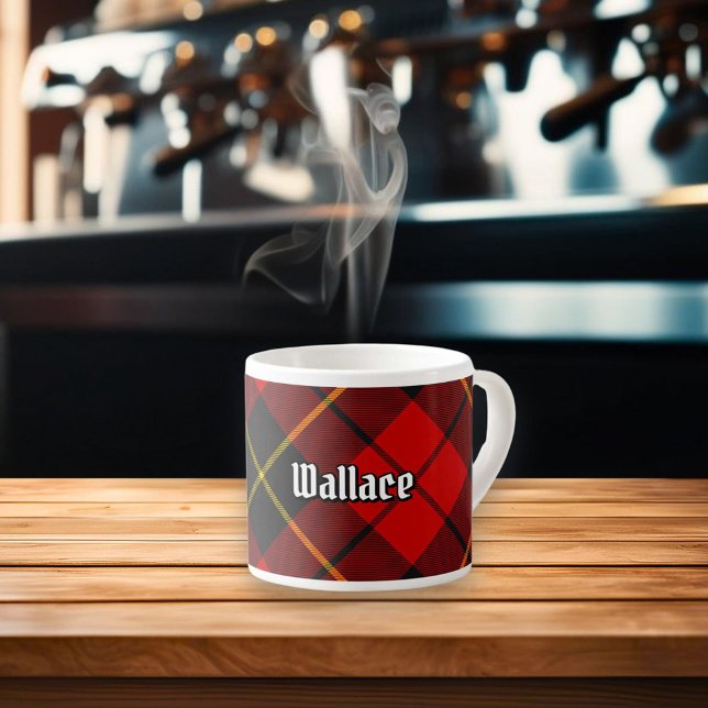 Clan Wallace Tartan Espresso Cup Espressotasse (Von Creator hochgeladen)