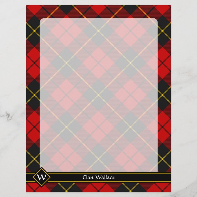 Clan Wallace Tartan Flyer (Vorne)