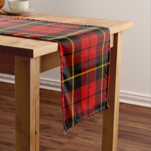Clan Wallace Tartan Kariert Großer Tischläufer