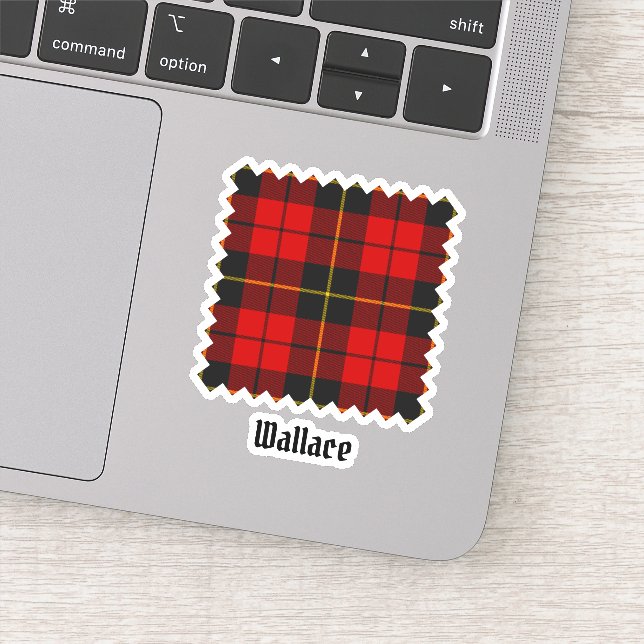 Clan Wallace Tartan Sticker (Detail)