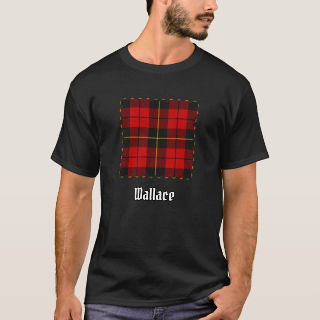 Clan Wallace Tartan T - Shirt (Vorderseite)