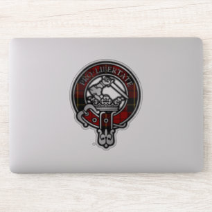 Clan Wallace Tartan Wappen Aufkleber