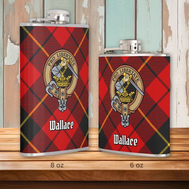 Clan Wallace Wappen Flask Flachmann (Von Creator hochgeladen)