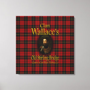 Clan Wallace's Old Stirling Bridge Pipe Tobacco Leinwanddruck