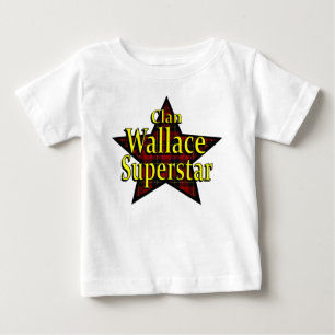 Clan-Wallacesuperstar-Säuglings-T - Shirt