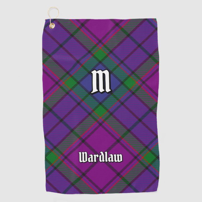 Clan Wardlaw Tartan Golfhandtuch (Vorderseite)