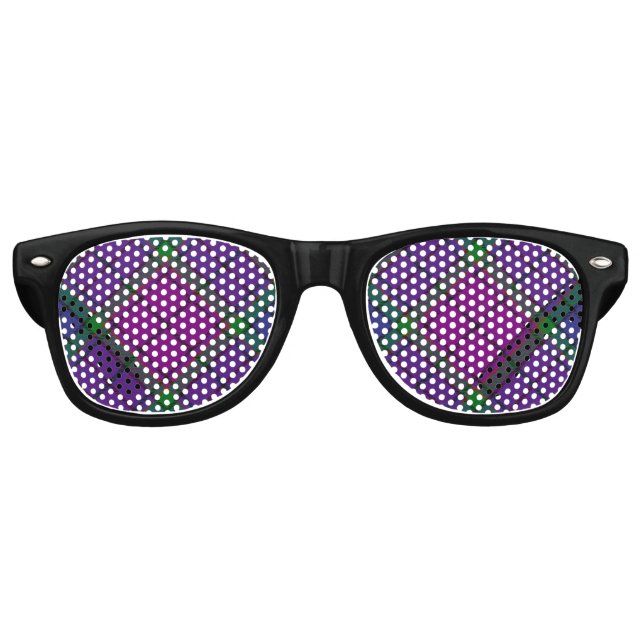Clan Wardlaw Tartan Partybrille (Vorderseite)