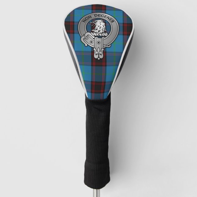 Clan Wedderburn Wappen & Tartan Golf Headcover (Vorderseite)