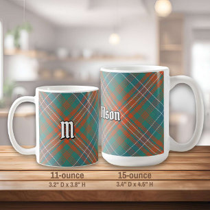 Clan Wilson Ancient Tartan Kaffeetasse