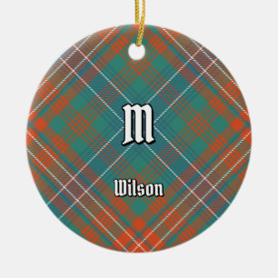 Clan Wilson Ancient Tartan Keramik Ornament