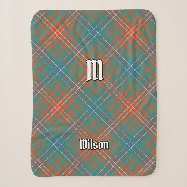 Clan Wilson Ancient Tartan Sherpadecke (Vorderseite)
