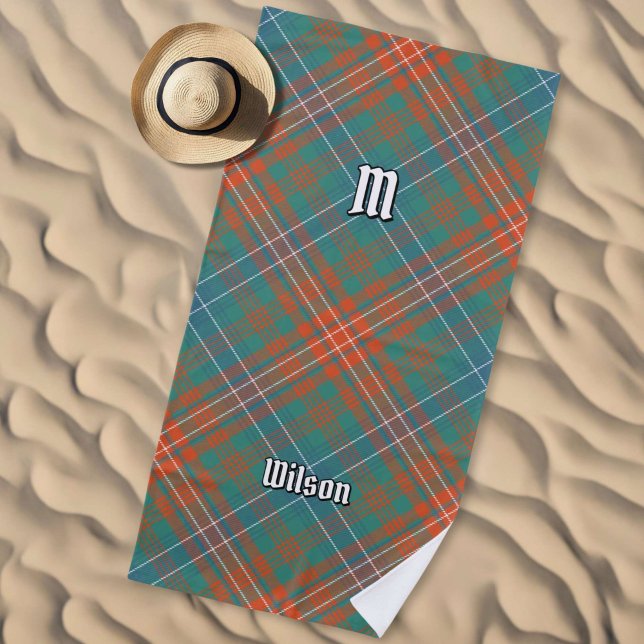 Clan Wilson Ancient Tartan Strandtuch (Von Creator hochgeladen)