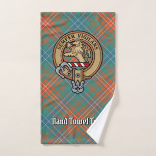 Clan Wilson Crest au-dessus de Tartan antique