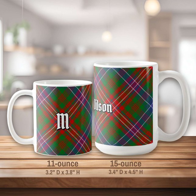 Clan Wilson Modern Tartan Kaffeetasse (Von Creator hochgeladen)