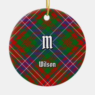 Clan Wilson Modern Tartan Keramik Ornament
