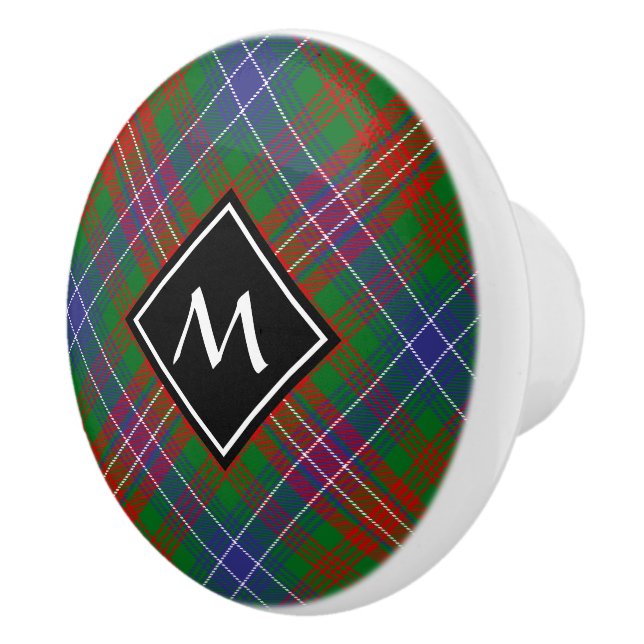 Clan Wilson Modern Tartan Keramikknauf (Rechts)