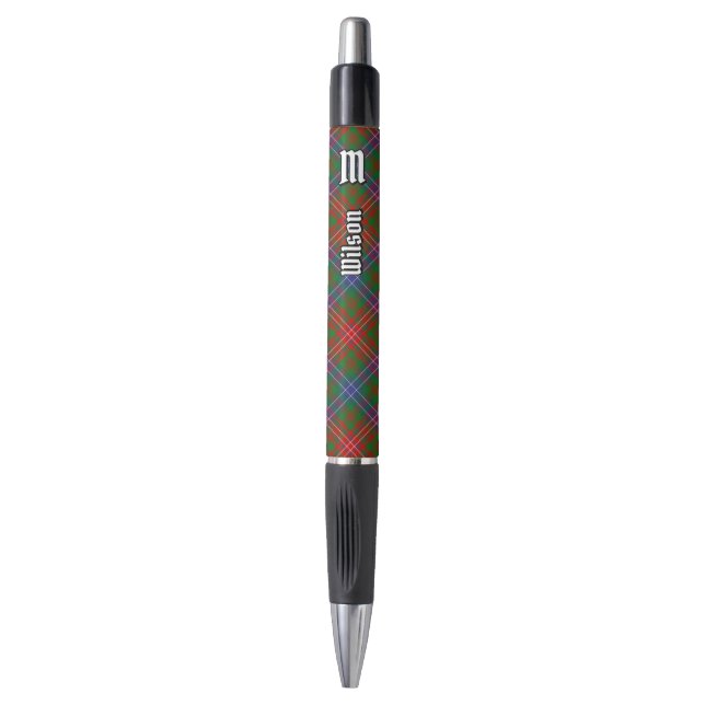 Clan Wilson Modern Tartan Kugelschreiber (Vorderseite Vertikal)