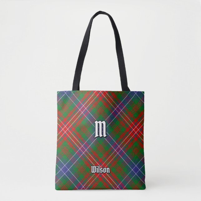 Clan Wilson Modern Tartan Tasche (Vorderseite)
