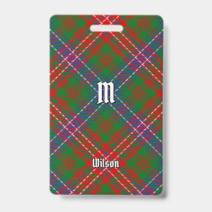 Clan Wilson Moderne Tartane Ausweis