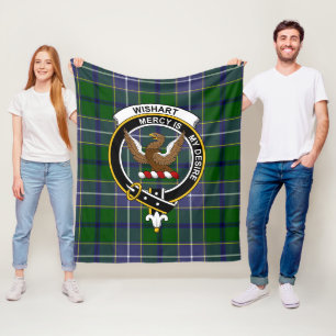 Clan Wishart Jagd Tartan Kariert Fleecedecke