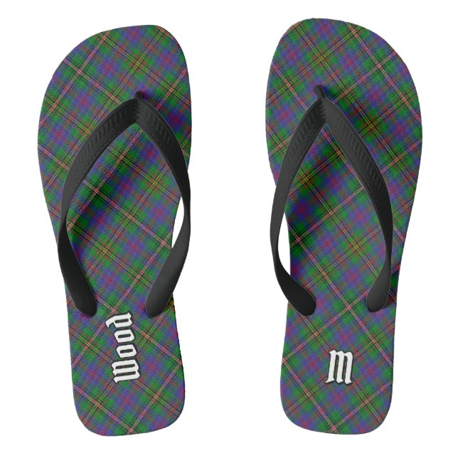 Clan Wood Tartan Flip Flops (Fußbett)
