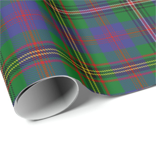 Clan Wood Tartan Geschenkpapier (Rolleneckpunkt)
