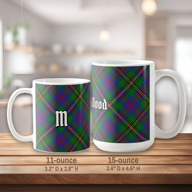 Clan Wood Tartan Kaffeetasse (Von Creator hochgeladen)