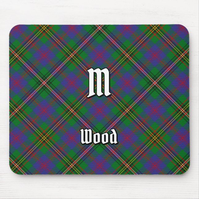 Clan Wood Tartan Mousepad (Vorne)