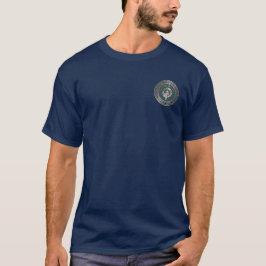 Clan Wood Wappen & Tartan Knot T-Shirt