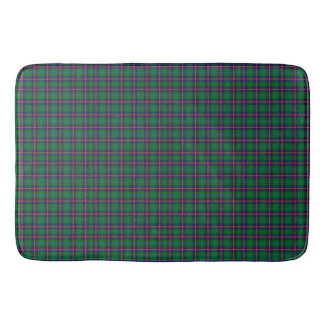 Clan Young Tartan Kariert Badematte (Vorderseite)