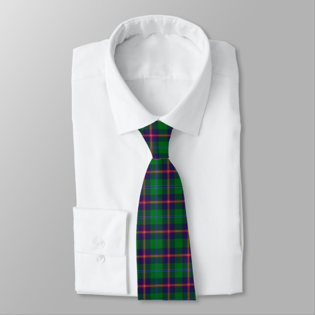 Clan Young Tartan Kariert Krawatte (Gebunden)
