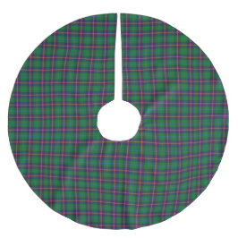 Clan Young Tartan Kariert Polyester Weihnachtsbaumdecke