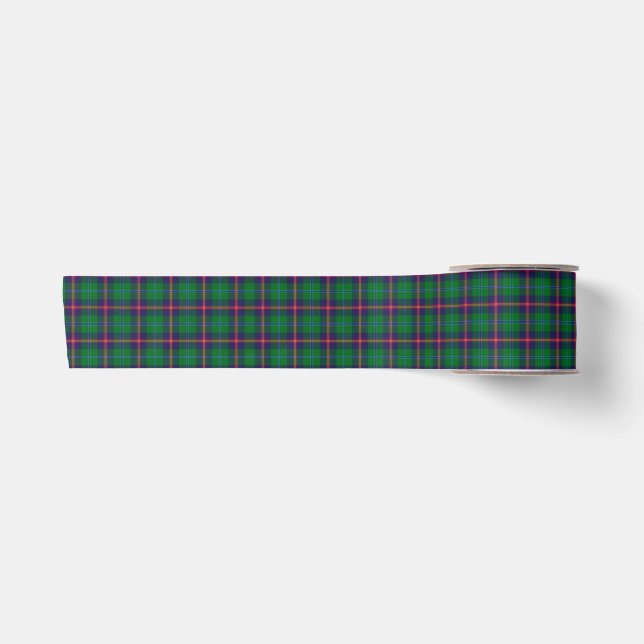 Clan Young Tartan Kariert Satinband (Vorderseite)