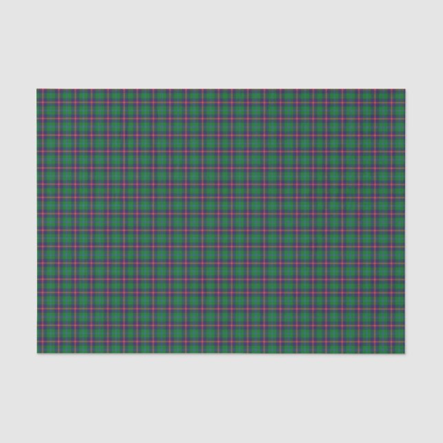 Clan Young Tartan Kariert Seidenpapier (Vorderseite)