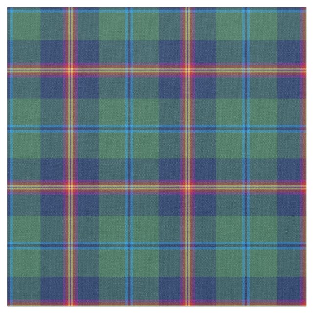 Clan Young Tartan Stoff (Nahaufnahme)