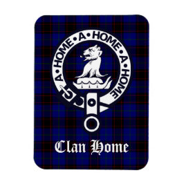 Clan Zuhause Wappen Abzeichen und Tartan Magnet