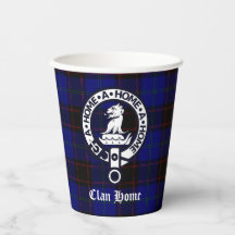 Clan Zuhause Wappen Abzeichen und Tartan
