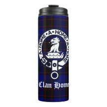 Clan Zuhause Wappen Abzeichen und Tartan