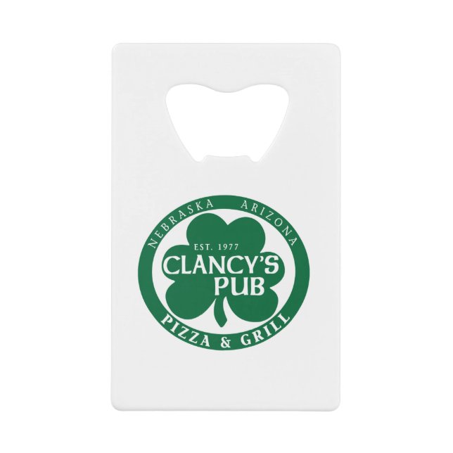 Clancys Merch Geldbeutel Flaschenöffner (Vorderseite)