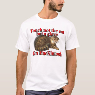 Clanmackintosh-Touch nicht der KatzeBot ein T-Shirt