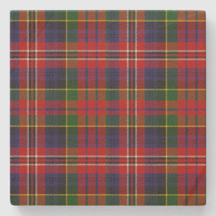 ClanMacPhersontartan-karierter SteinUntersetzer