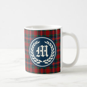 ClanMacPhersontartan-Monogramm Kaffeetasse
